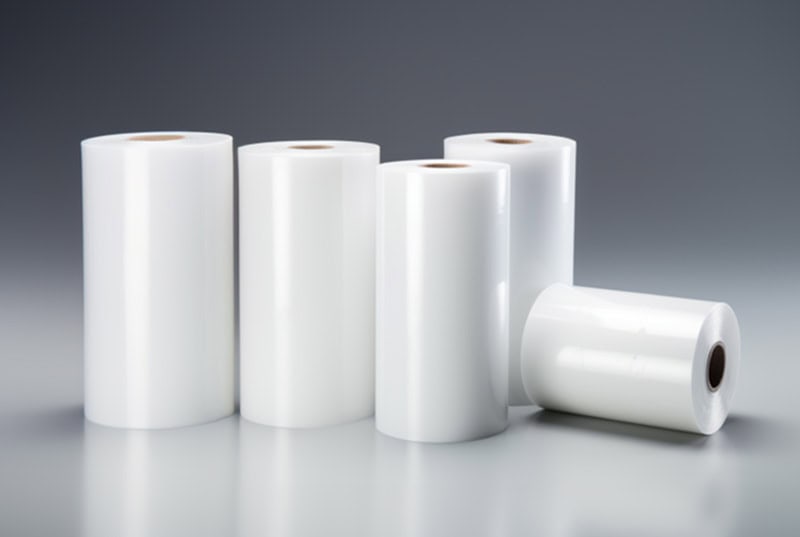 BF RecyUse Circular E-PCR50 Feinschrumpffolie mit ca. 50% Post Consumer Rezyklat