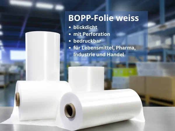 Pellicole BOPP bianche disponibili a magazzino